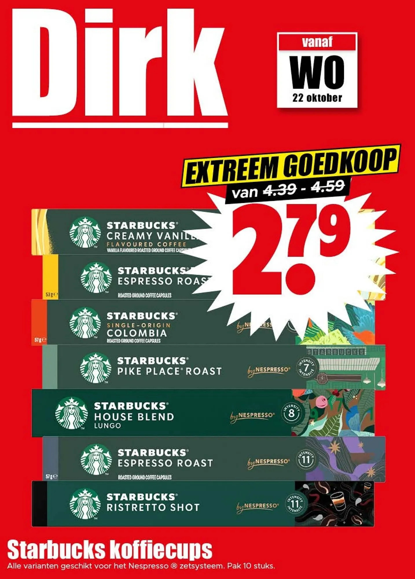 Dirk folder van 22 oktober tot 28 oktober 2025 - Folder pagina 1