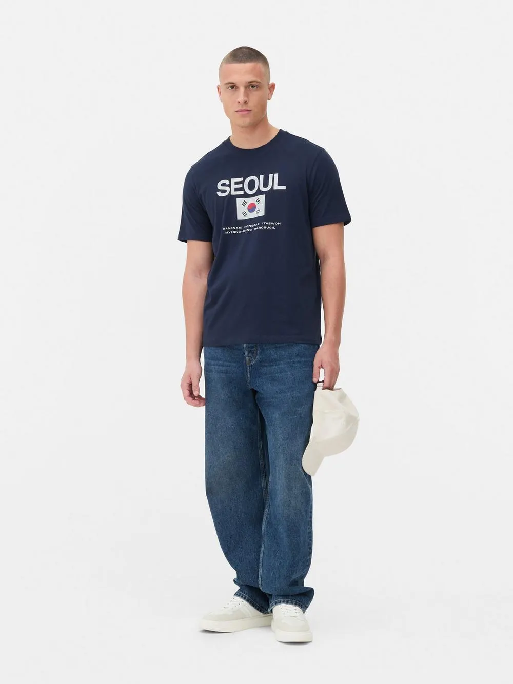 T-shirt met Seoul-print