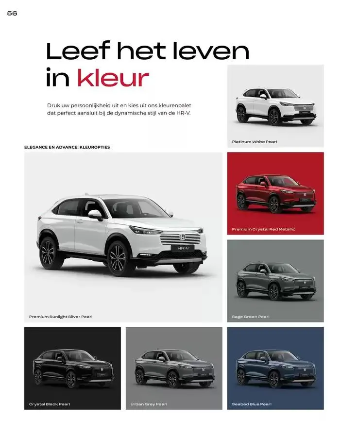 HR-V van 19 november tot 30 juni 2025 - Folder pagina 56