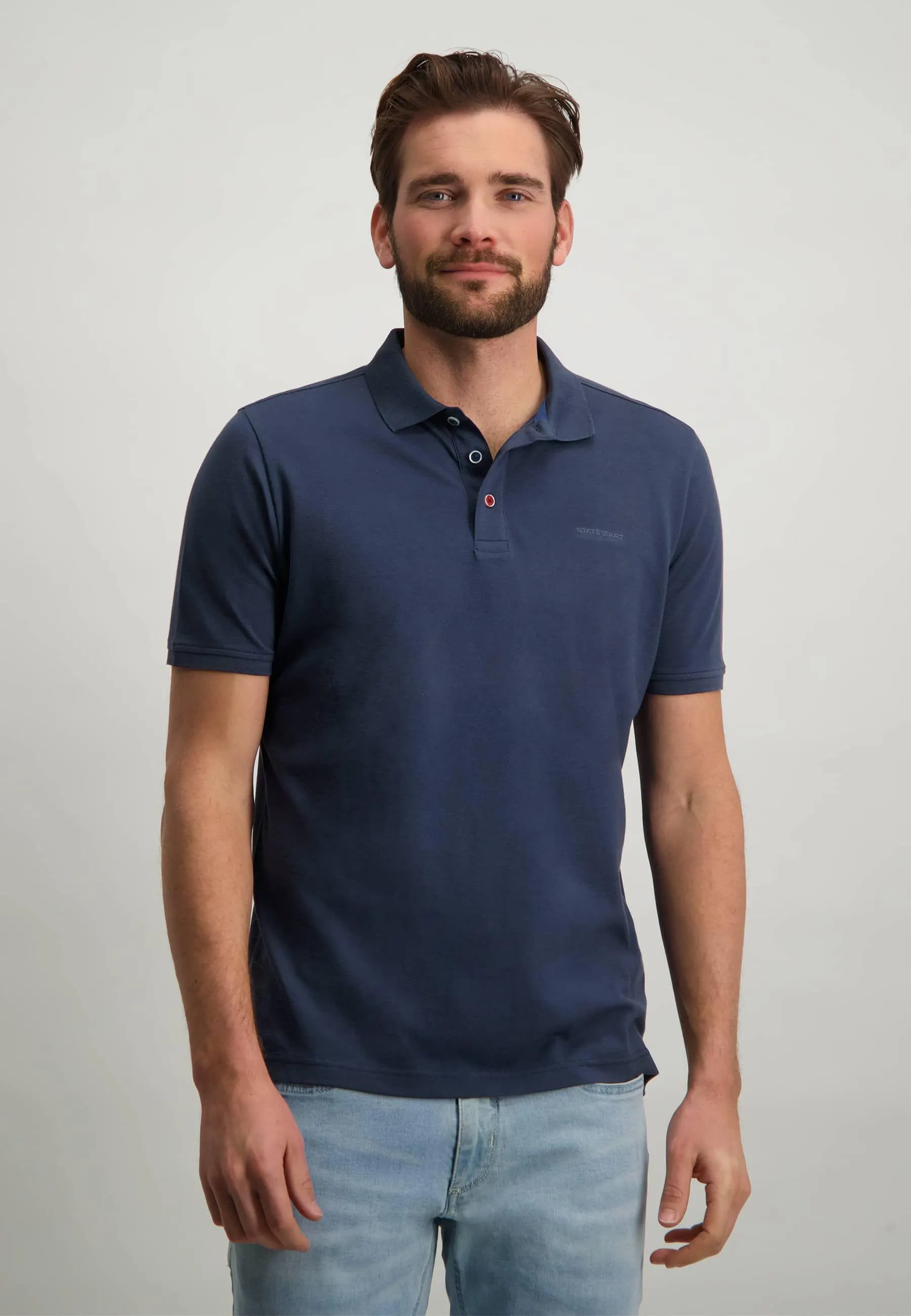 Piqué Polo Navy