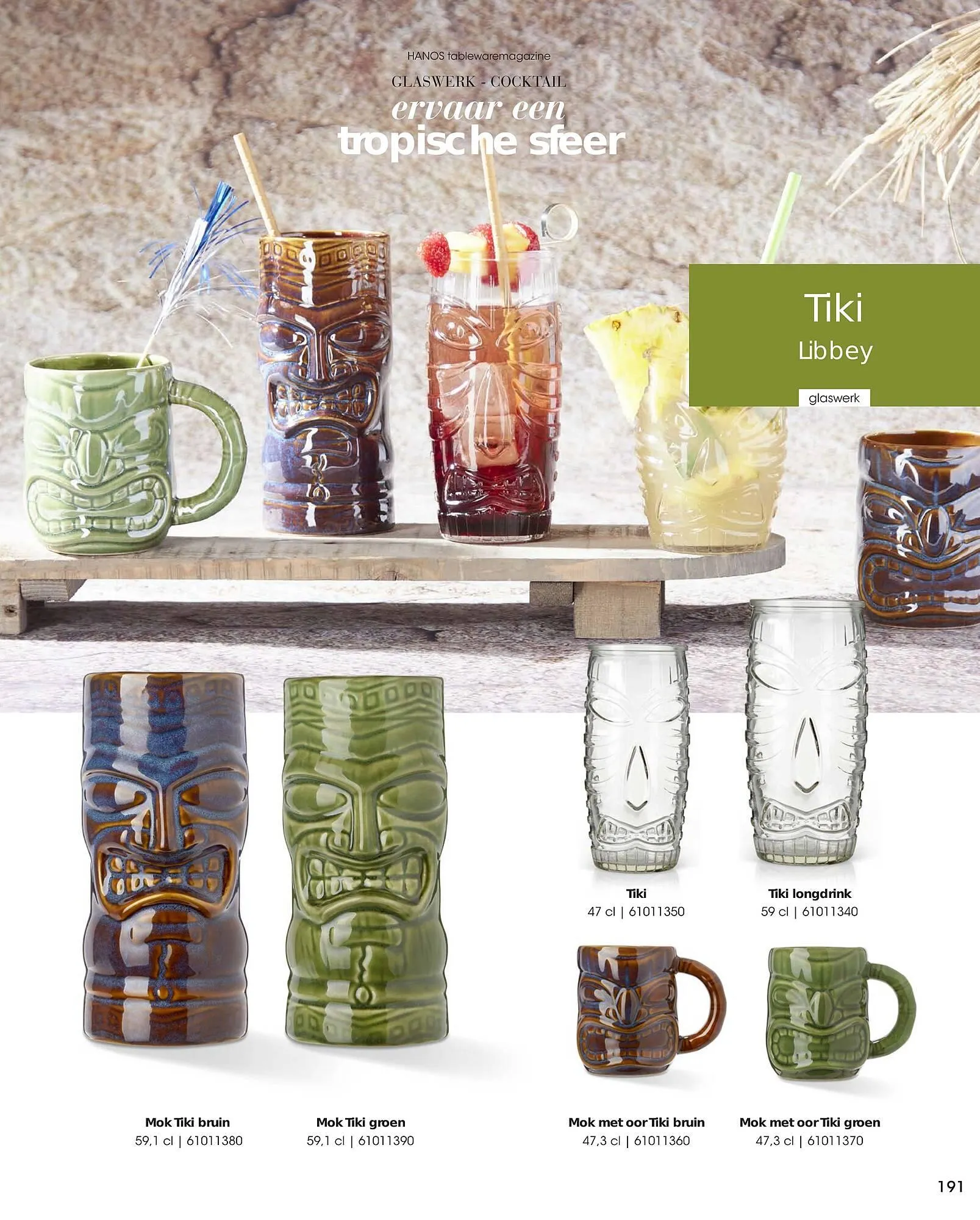 HANOS Tableware Magazine 2023-2024 van 1 januari tot 30 april 2024 - Folder pagina 191