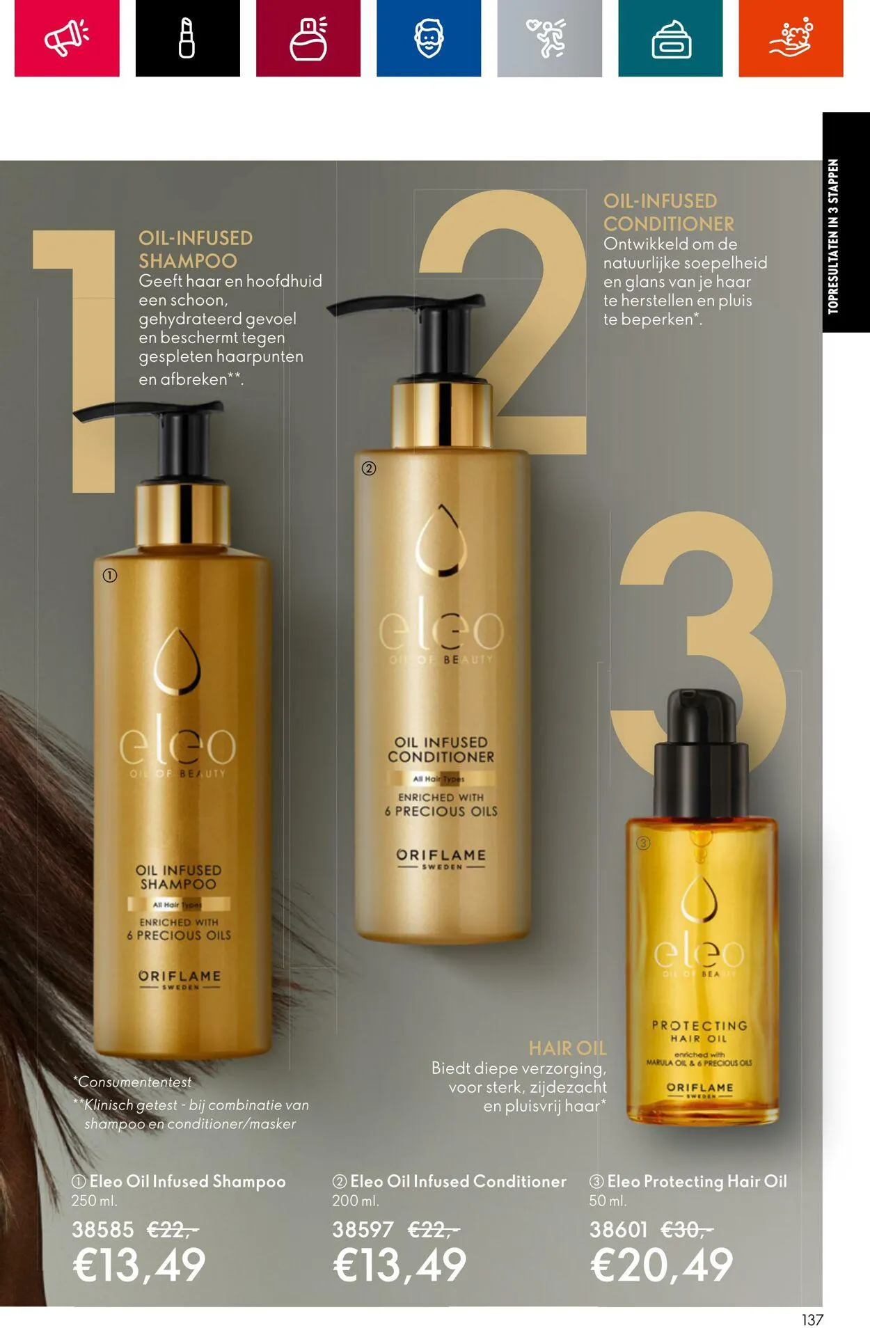 Oriflame Actuele folder van 28 juni tot 18 juli 2023 - Folder pagina 137