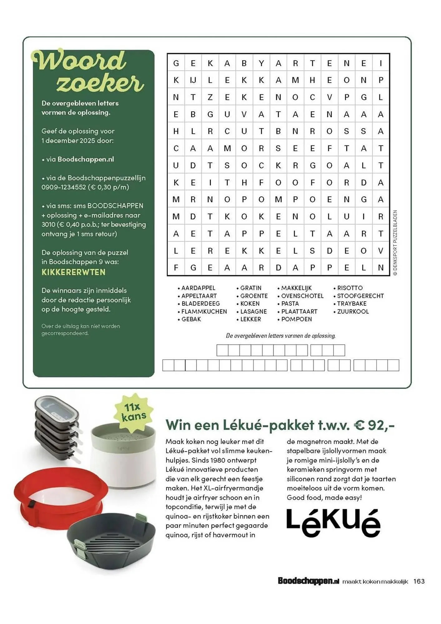 Boodschappen folder van 29 oktober tot 30 november 2025 - Folder pagina 163