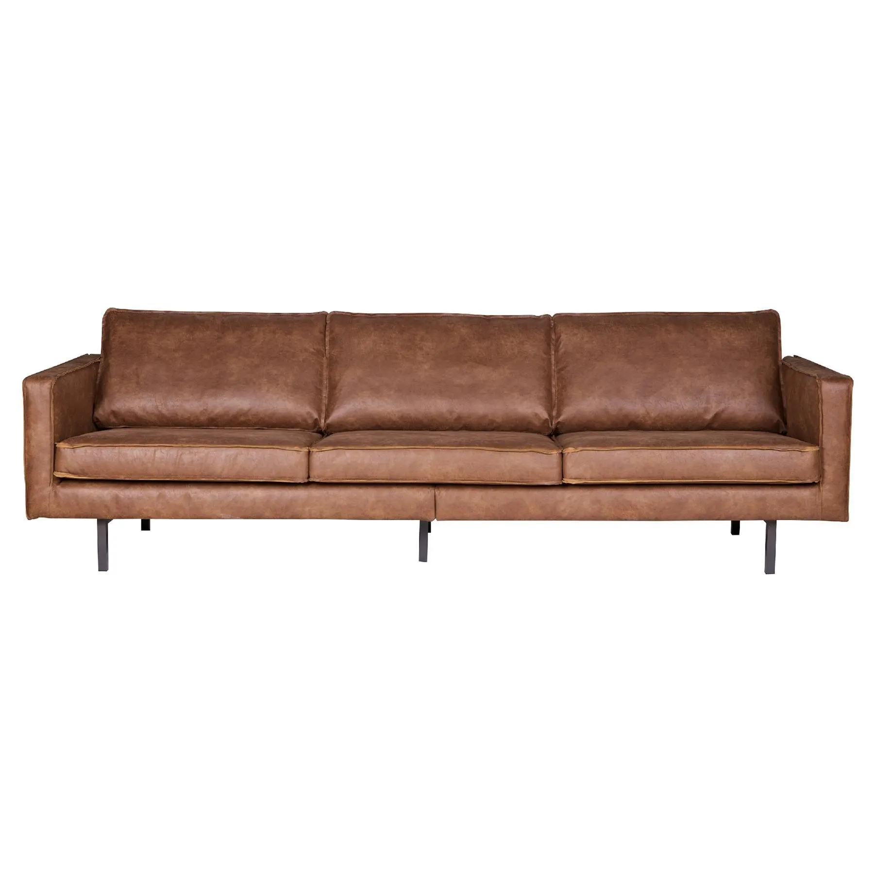 BePureHome Rodeo 3-zitsbank - Leder Cognac