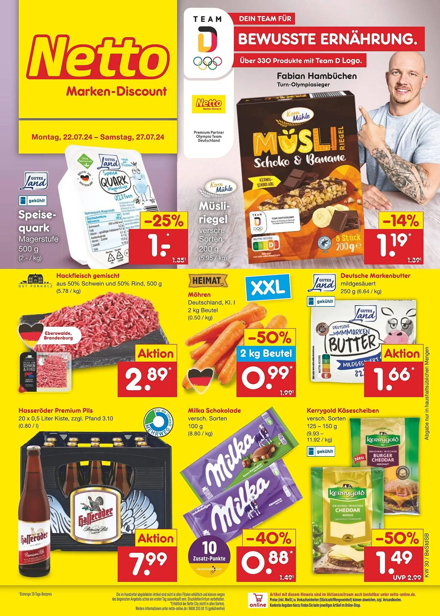 Netto Marken-Discount DE folder van 22 juli tot 27 juli 2024 - Folder pagina 1