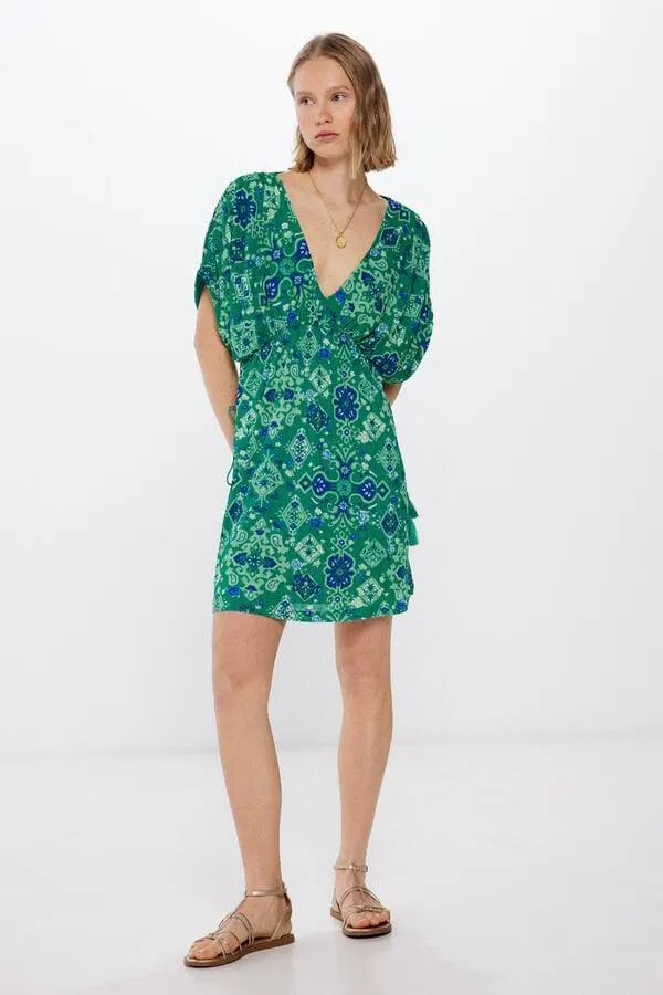 Vestido Corto Túnica Estampado