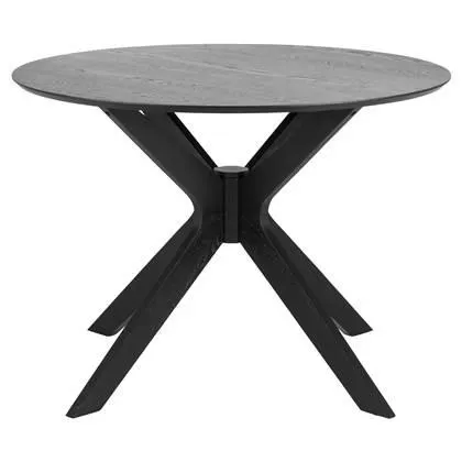 by fonQ basic Viktor Eettafel - Ø 105 cm - Zwart