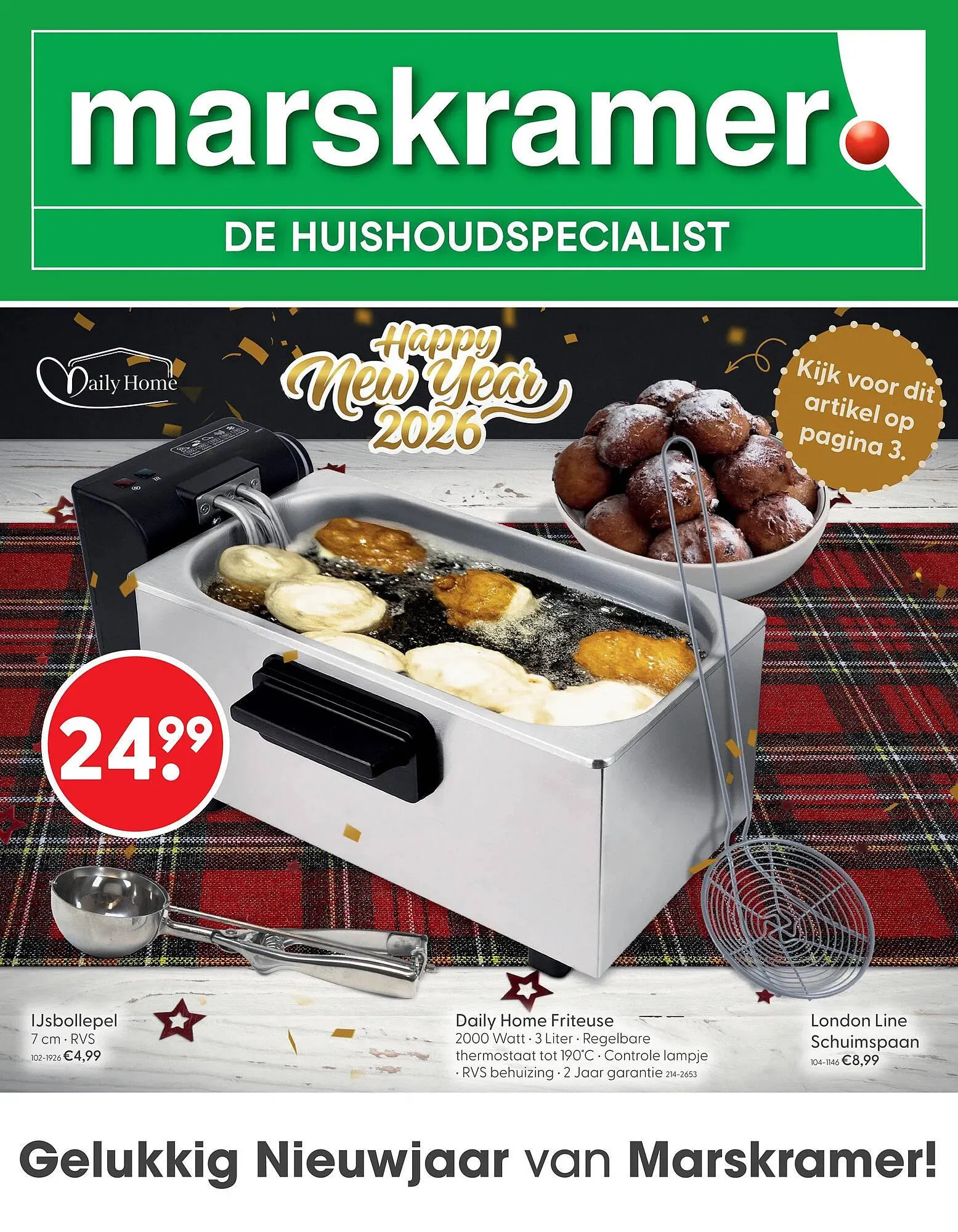 Marskramer folder van 13 december tot 2 januari 2026 - Folder pagina 1