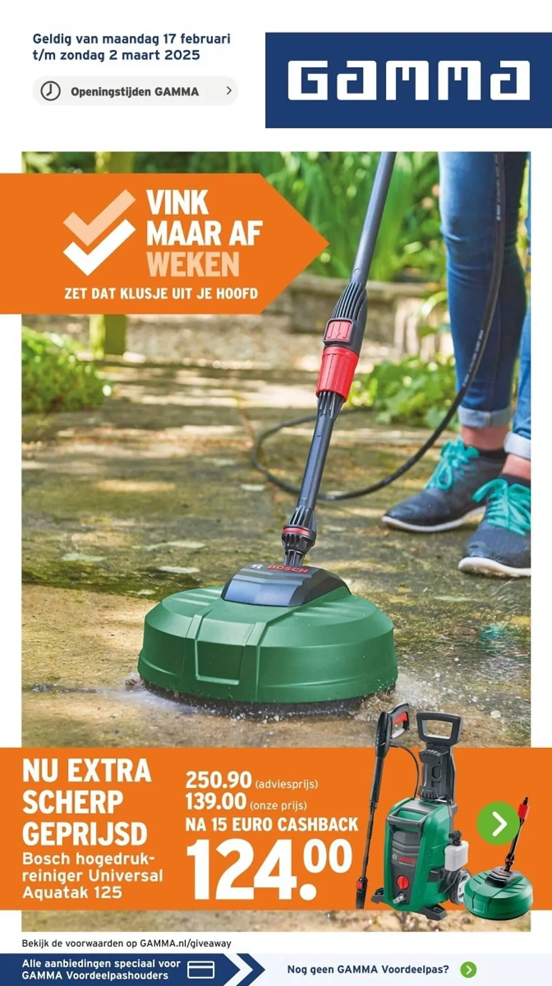 GAMMA folder van 17 februari tot 23 februari 2025 - Folder pagina 1