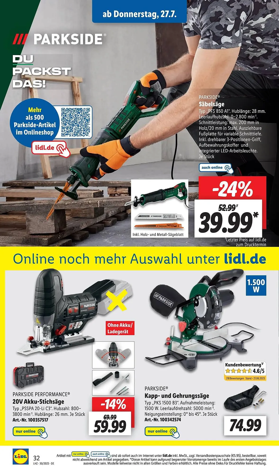 Lidl Duitsland Folder van 20 juli tot 26 juli 2023 - Folder pagina 46