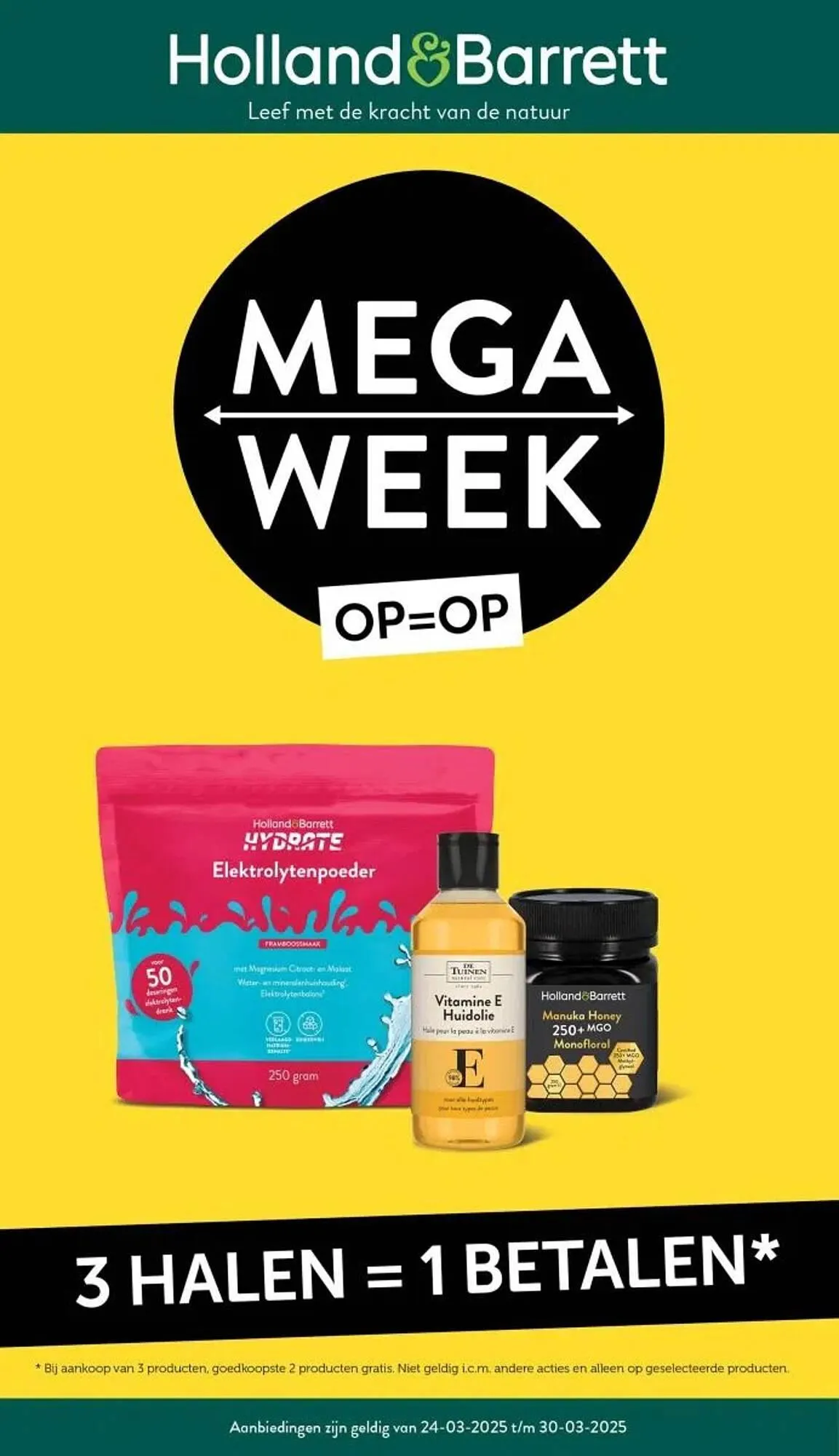 Holland & Barrett folder van 24 maart tot 30 maart 2025 - Folder pagina 1