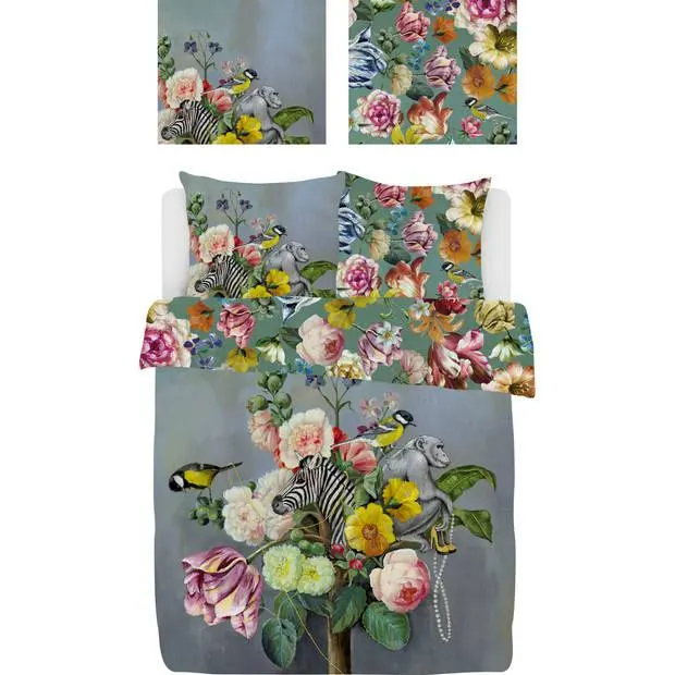 Jet Originals Dekbedovertrekset - Floral Animal - 140x200/220