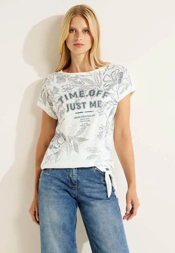 T-shirt met print op de voorkant