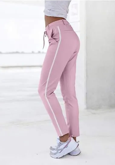 Lascana Jogpants met sportieve zijstrepen, loungewear