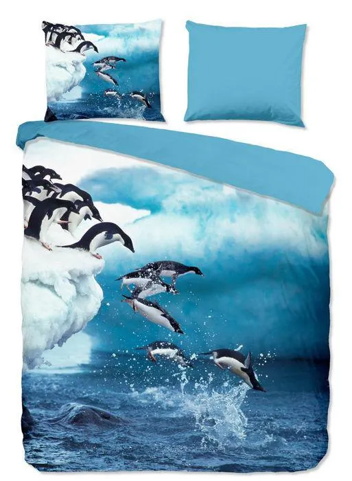 Pure Dekbedovertrek Micropercal Jump - blue