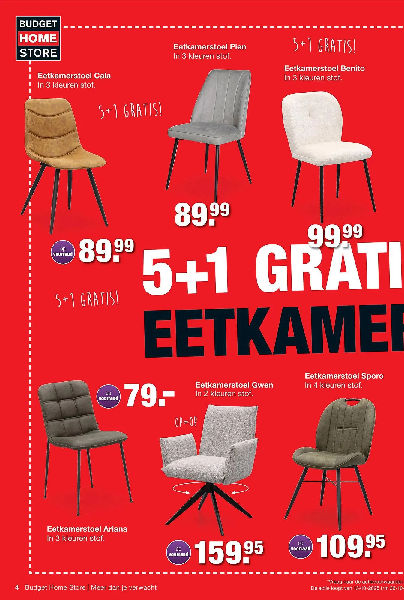 Budget Home Store folder van 11 oktober tot 9 november 2025 - Folder pagina 4