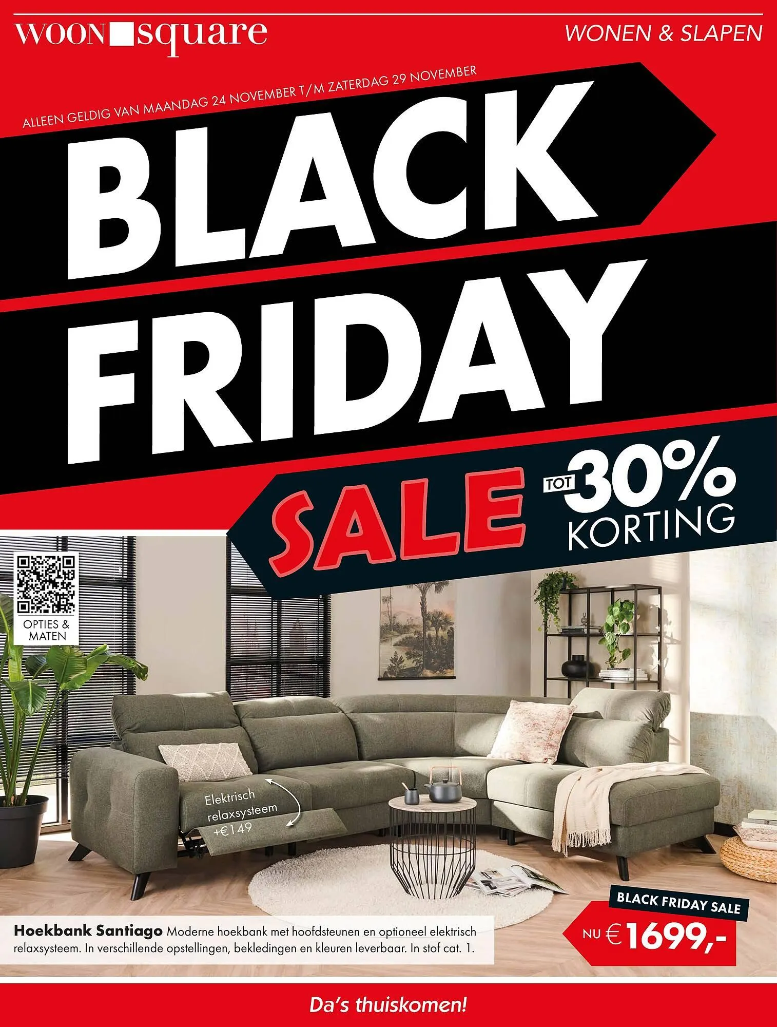 Woonsquare folder van 24 november tot 29 november 2025 - Folder pagina 1