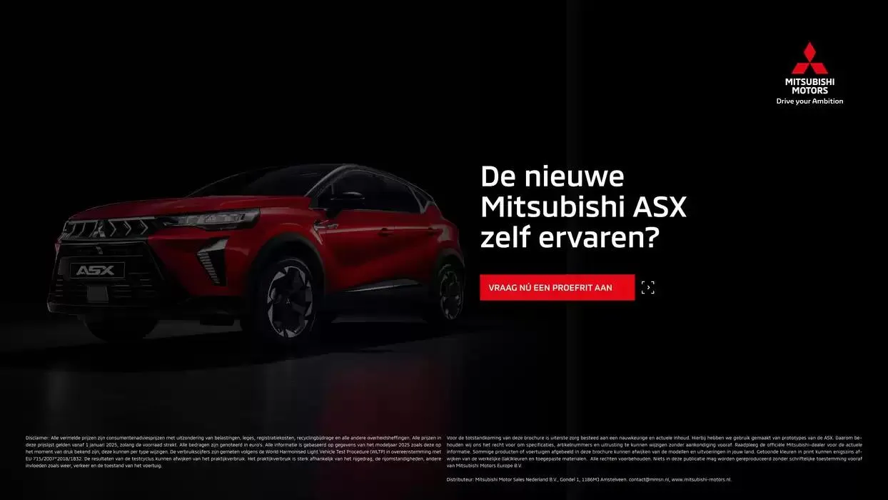 Mitsubishi Asx van 1 januari tot 1 januari 2026 - Folder pagina 32