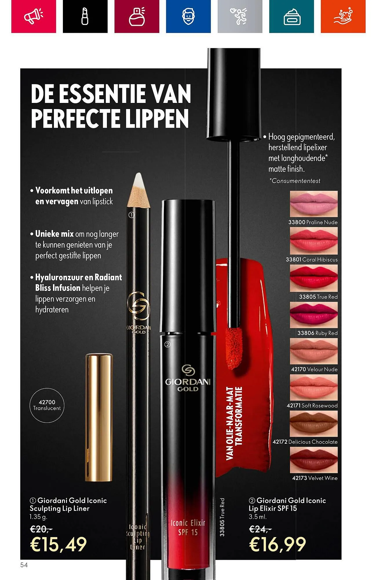Oriflame folder van 28 juni tot 18 juli 2023 - Folder pagina 54