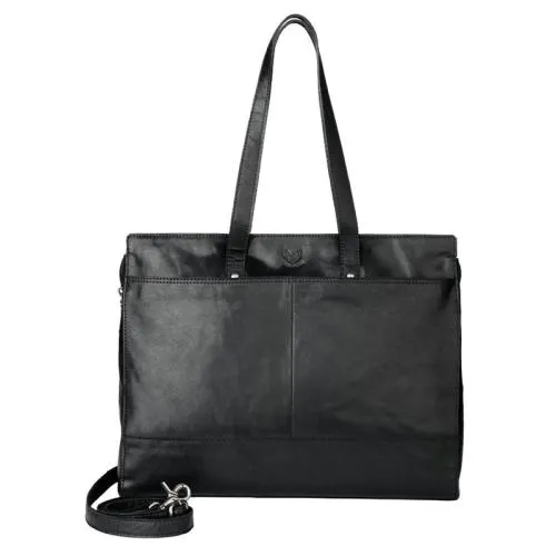 Rise of Rosa Laptoptas / Aktetas / Werktas Dames 15 Inch Leer Brenton Zwart