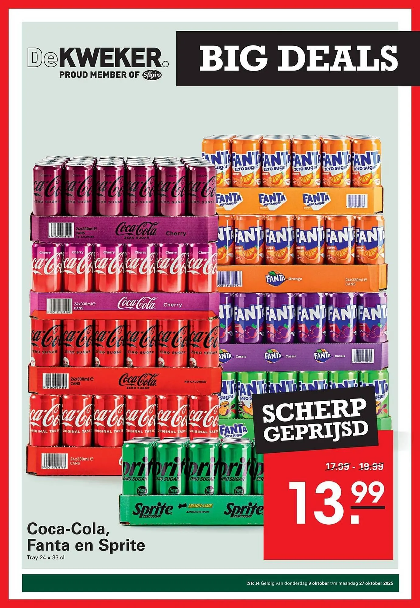 De Kweker folder van 8 oktober tot 27 oktober 2025 - Folder pagina 1