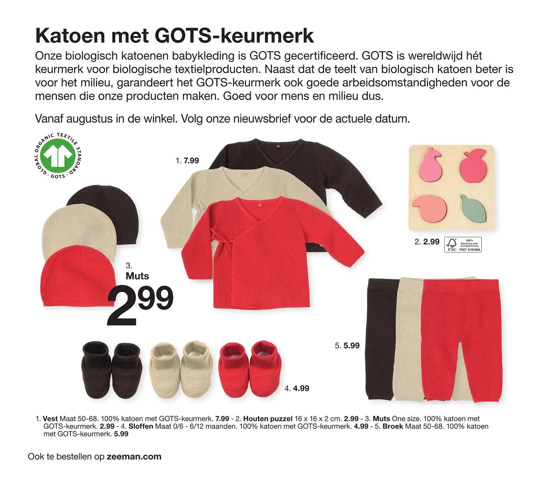 Zeeman baby folder van 29 juli tot 22 december 2024 - Folder pagina 6