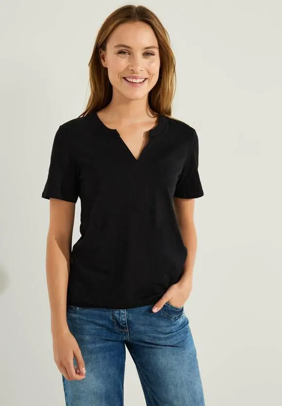 Shirt in effen kleur