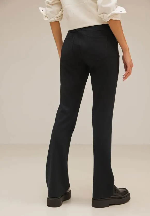 Skinny fit broek met bootcut