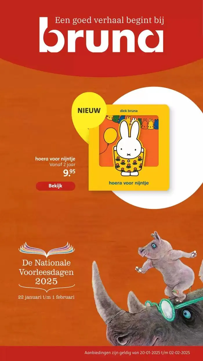 Bruna folder van 25 januari tot 8 februari 2025 - Folder pagina 1