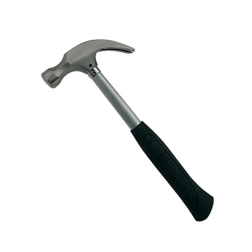 Promat klauwhamer, stalen buissteel, hamerkop 450 gram