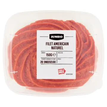 Jumbo Filet Americain Naturel 150g