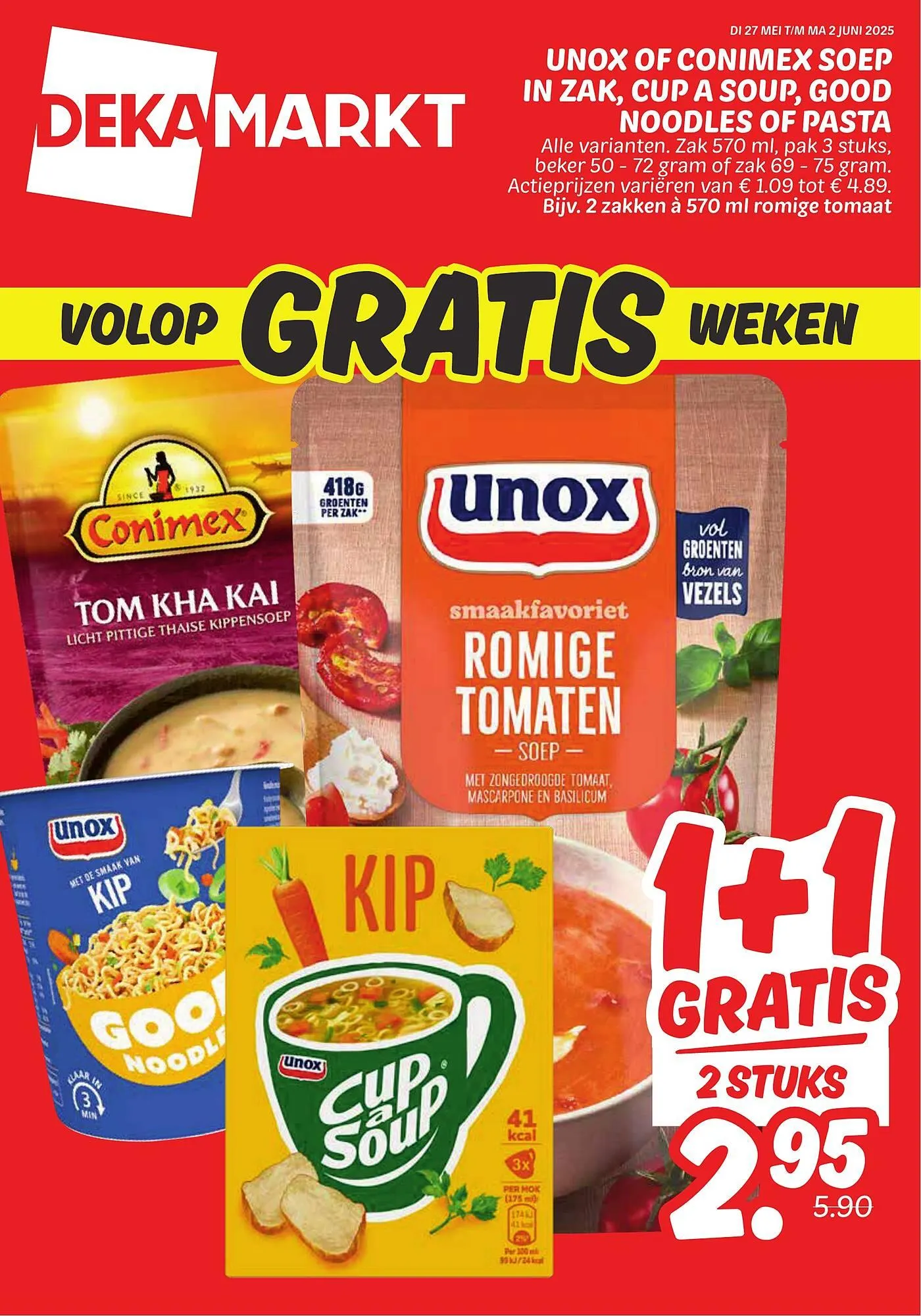 Dekamarkt folder van 27 mei tot 2 juni 2025 - Folder pagina 1