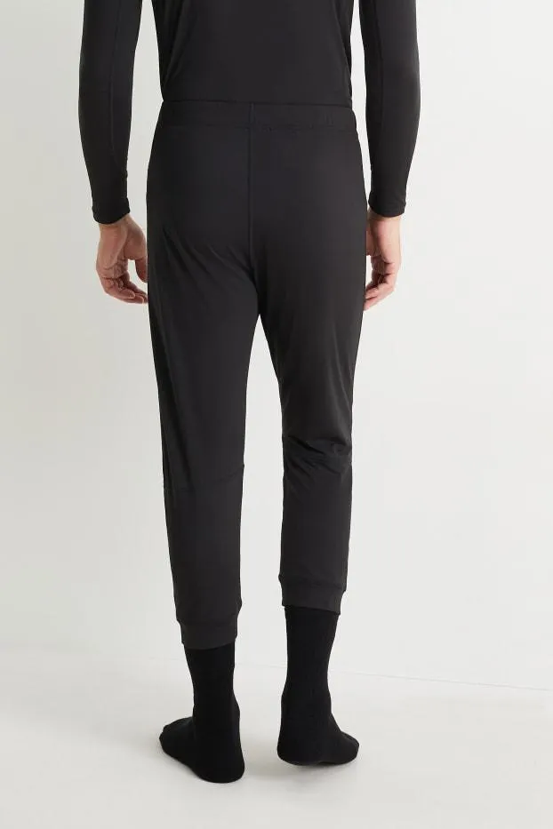 3/4-length thermal long pants