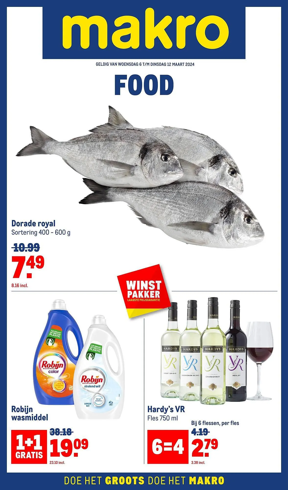 Makro Food folder van 5 maart tot 12 maart 2024 - Folder pagina 1