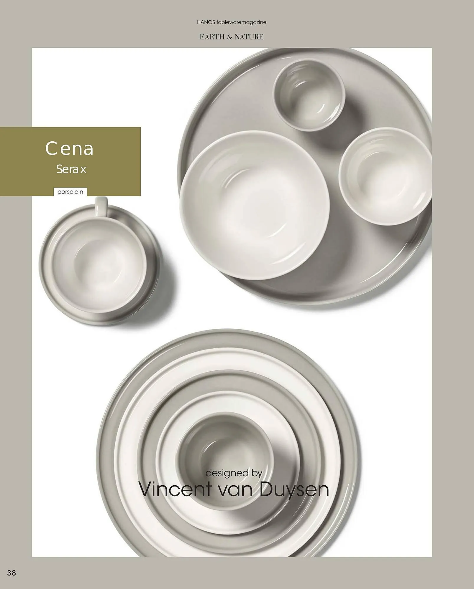 HANOS Tableware Magazine 2023-2024 van 1 januari tot 30 april 2024 - Folder pagina 38