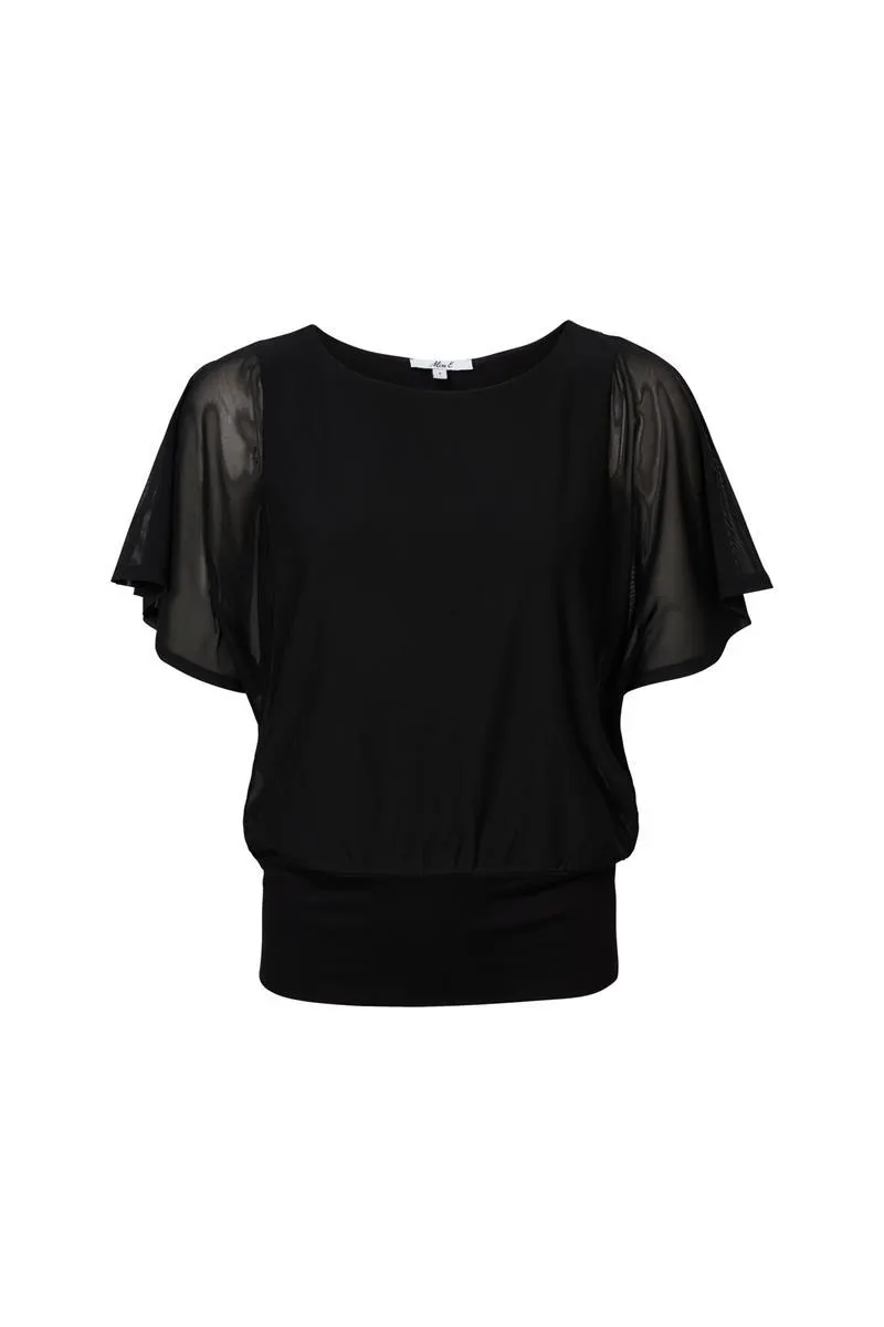 Top zwart