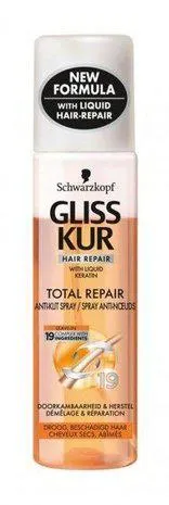 Gliss kur Anti-Klit Spray - total Repair 19 (Droog, beschadigd) 200 ml