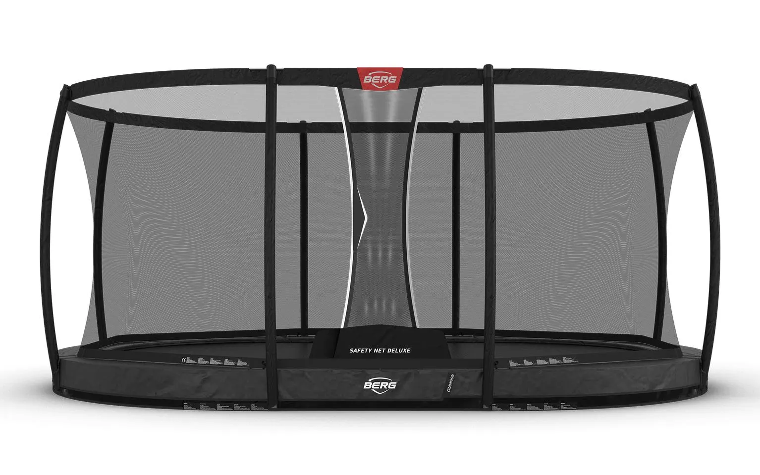 BERG Grand Champion InGround 470 Grey + Safety Net Deluxe