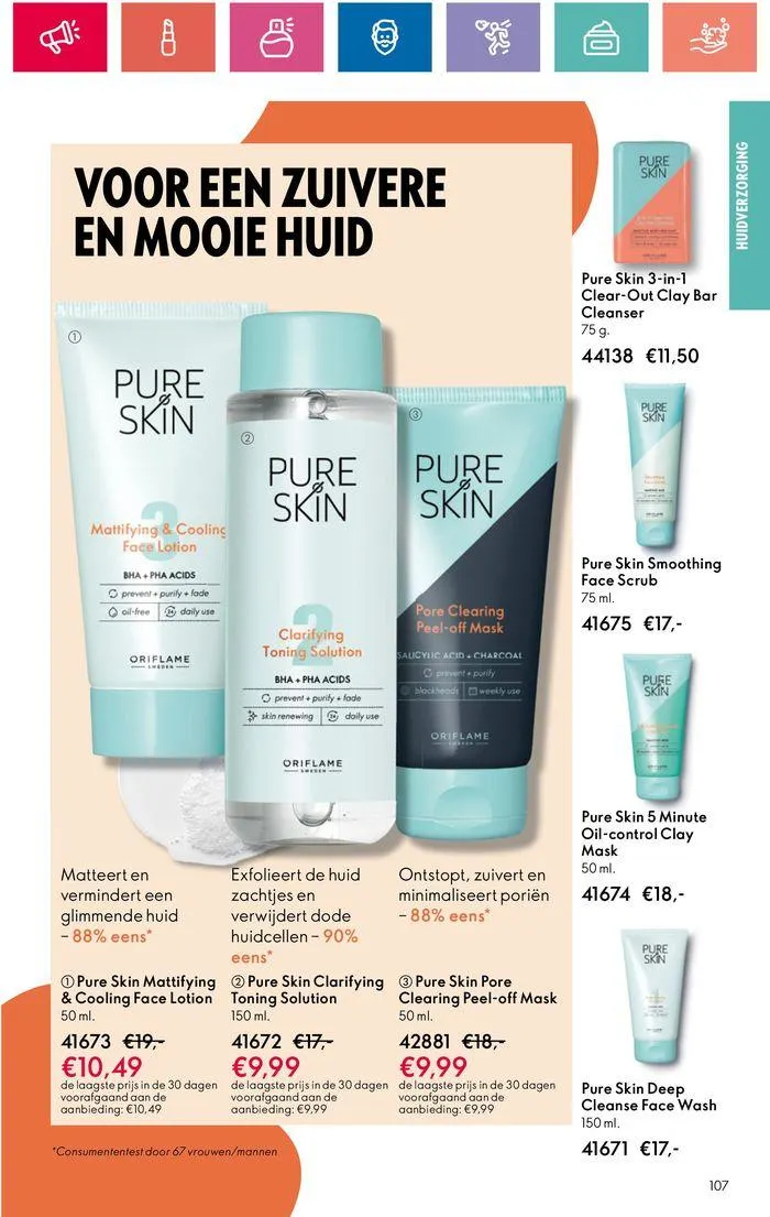 ORIFLAME folder! van 30 mei tot 13 juni 2024 - Folder pagina 107
