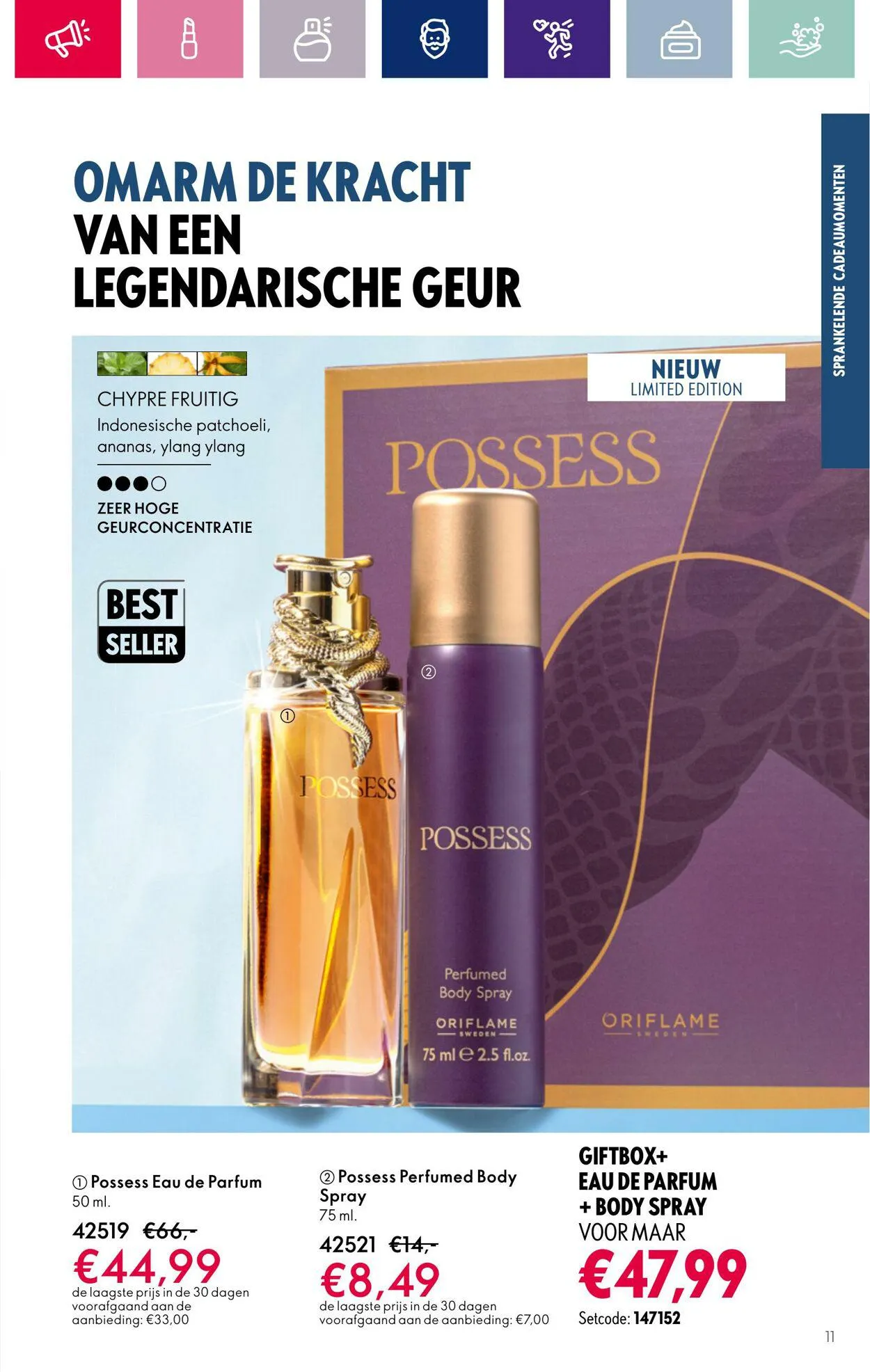 Oriflame Actuele folder van 29 november tot 19 december 2023 - Folder pagina 11