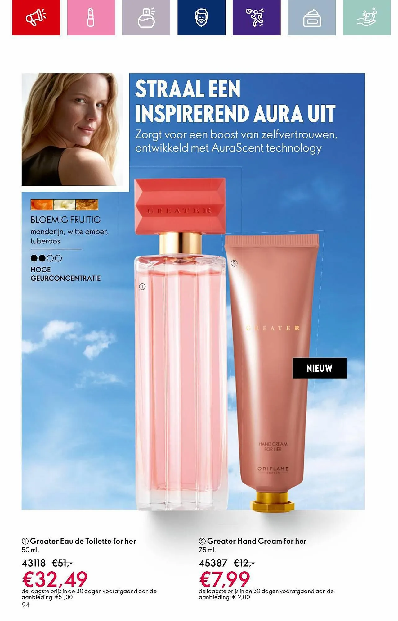 Oriflame folder van 22 augustus tot 12 september 2023 - Folder pagina 94