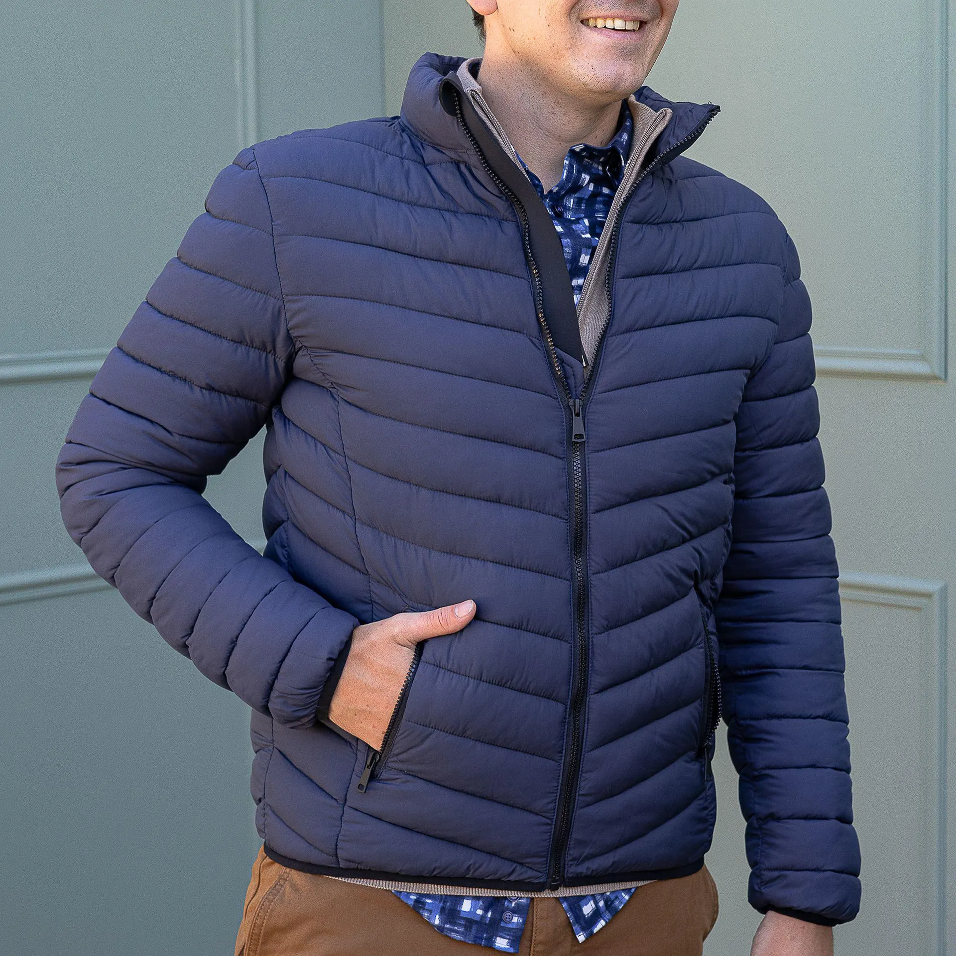 Duck Donslook Jas Navy