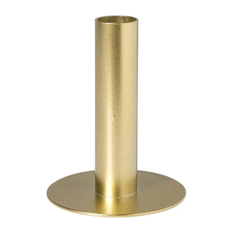 Kandelaar hoog - goud - ø8x10 cm