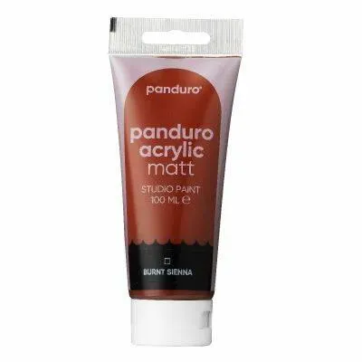 Panduro acrylverf mat - 100 ml - sienna gebrand