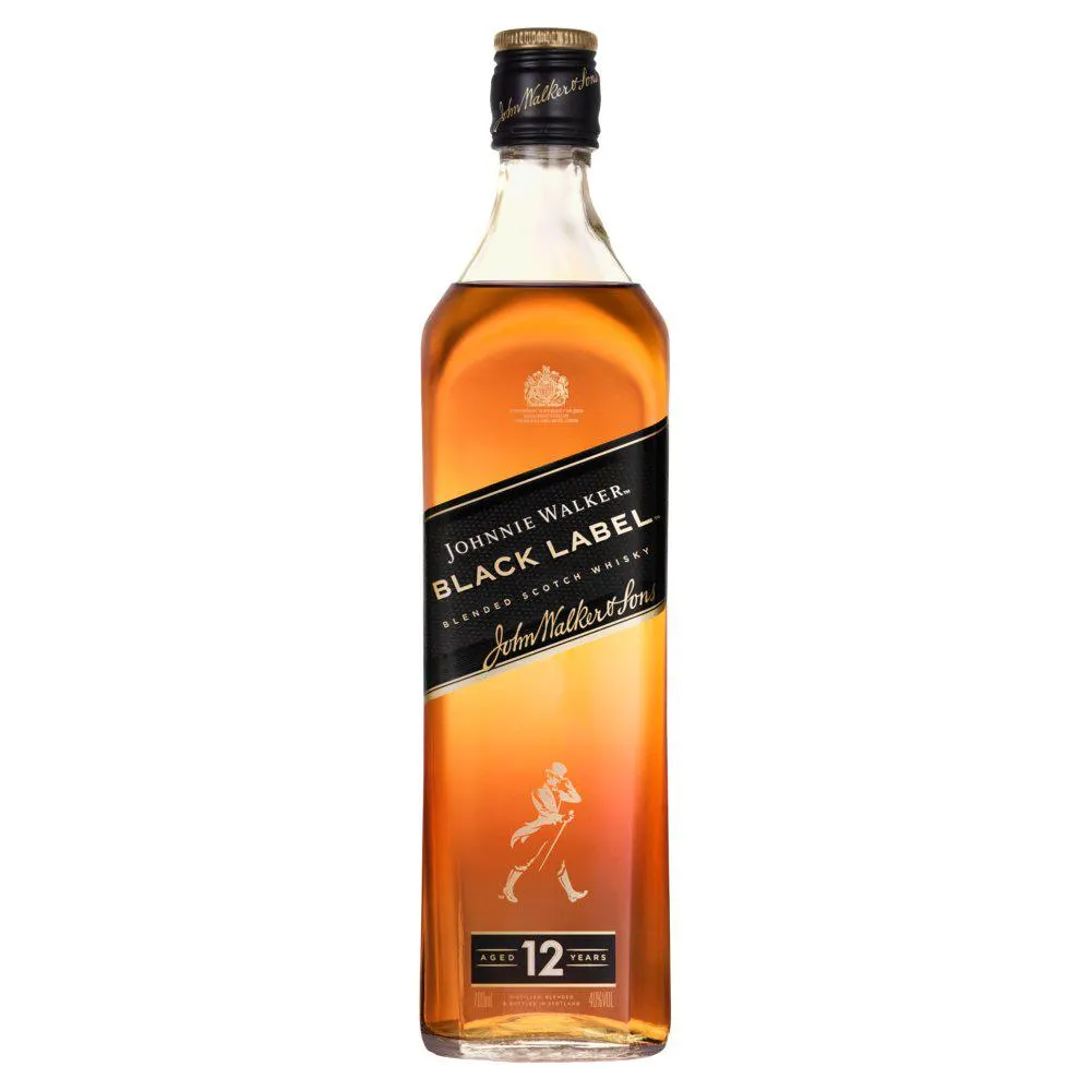 Johnnie Walker Black Label Blended Scotch Whisky 70 cl
