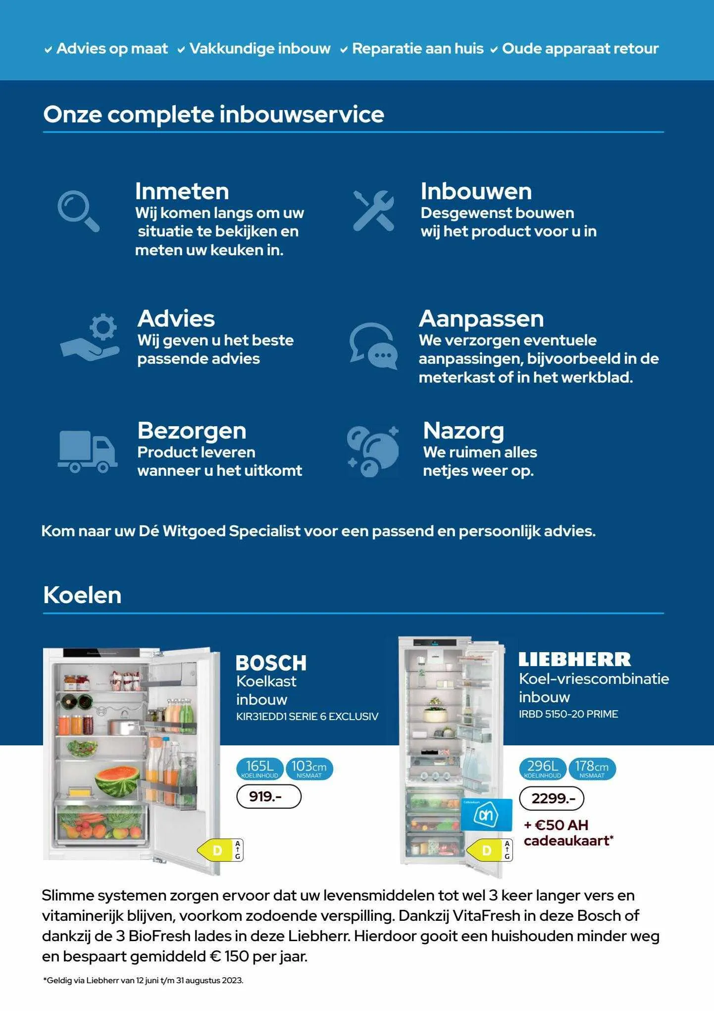 Witgoed Specialist Folder van 27 juni tot 31 augustus 2023 - Folder pagina 3