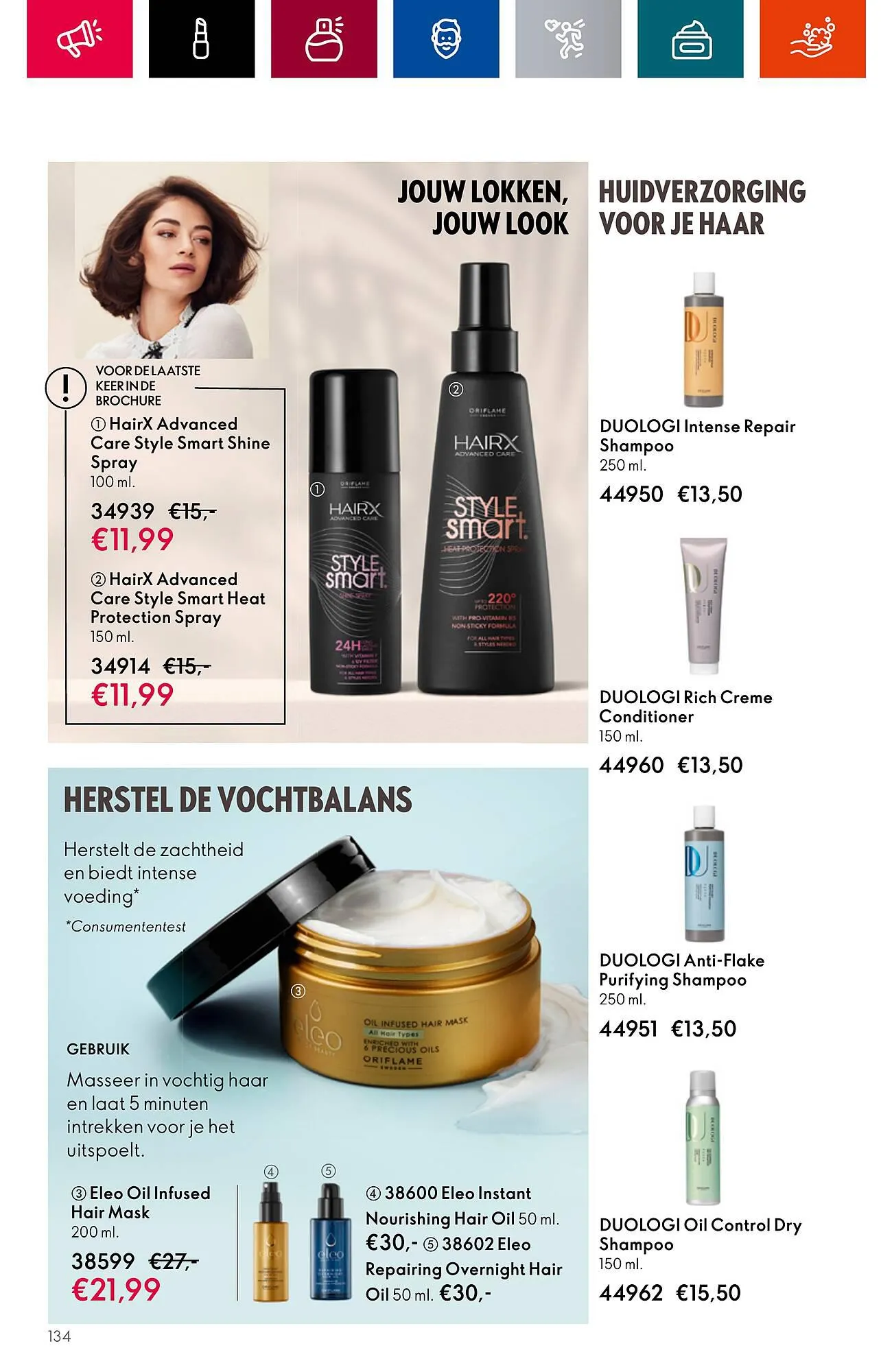 Oriflame folder van 28 juni tot 18 juli 2023 - Folder pagina 134