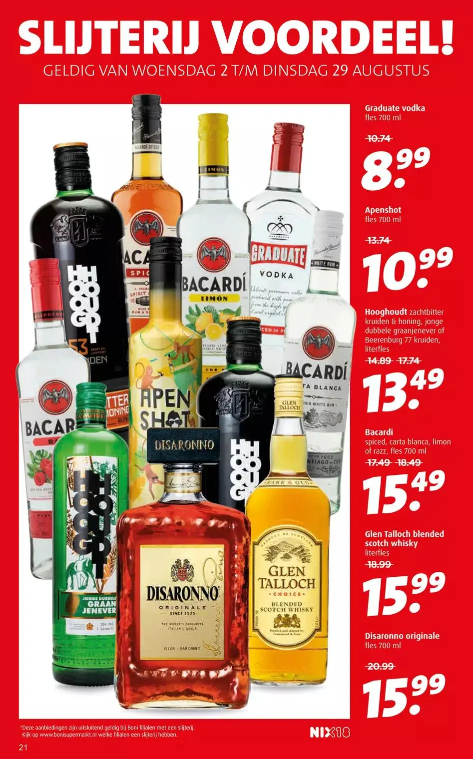 Boni Folder van 21 augustus tot 27 augustus 2023 - Folder pagina 21