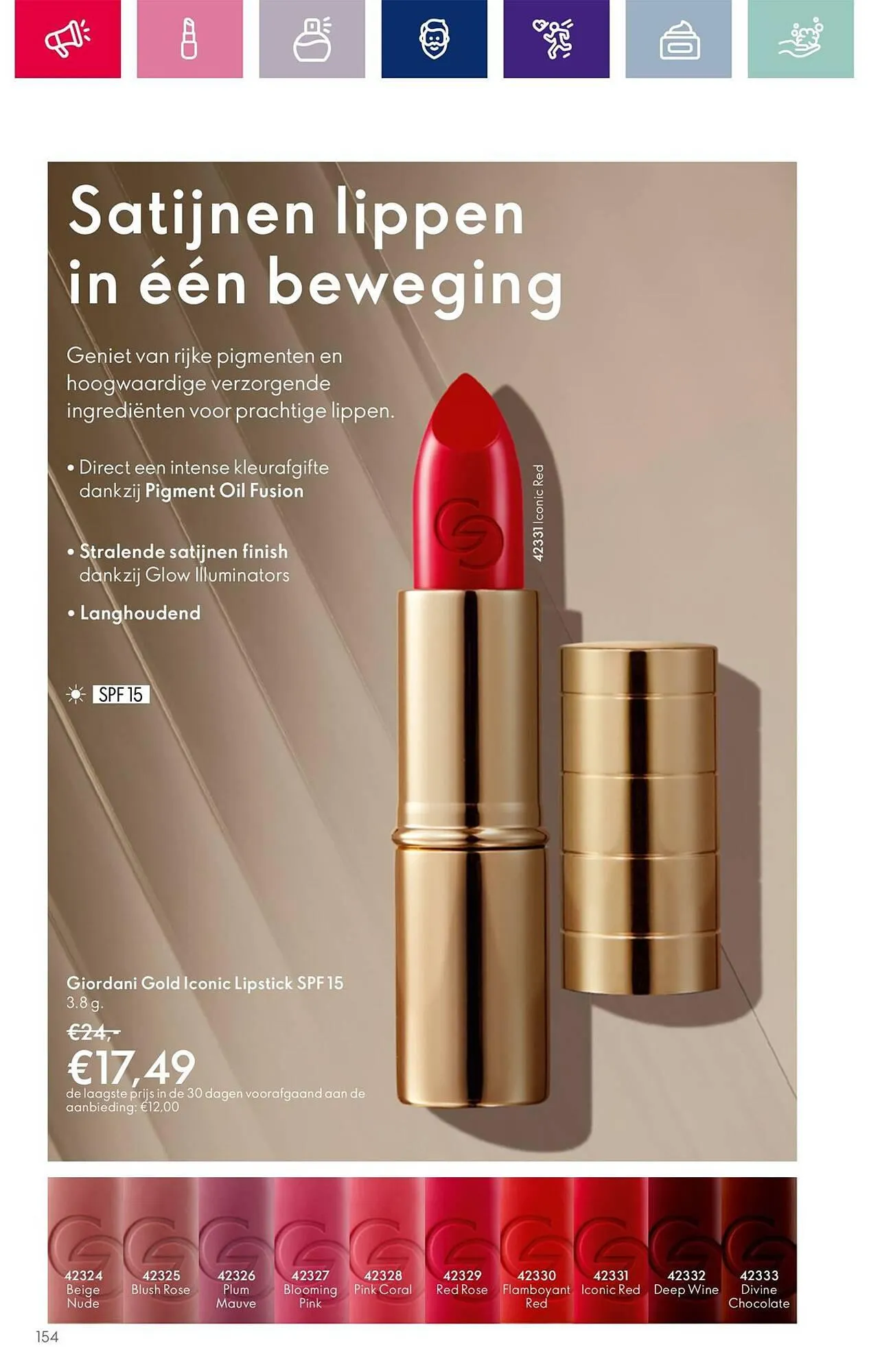 Oriflame folder van 1 december tot 19 december 2023 - Folder pagina 154
