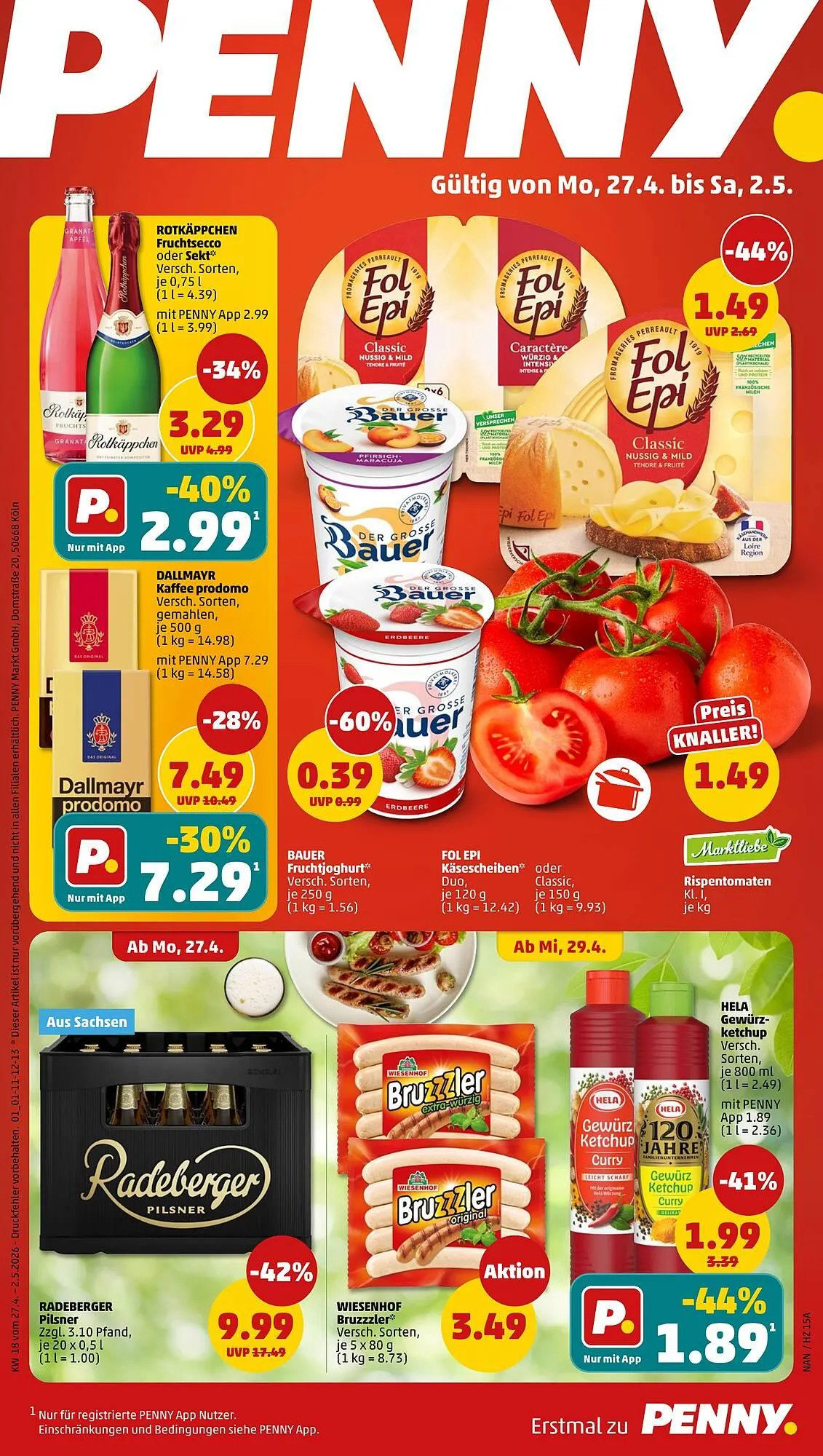 PENNY DE folder van 27 april tot 2 mei 2026 - Folder pagina 1